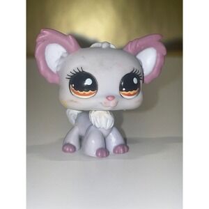 Littlest Pet Shop‎ LPS Gray Purple Hasbro Chihuahua Toy #1138